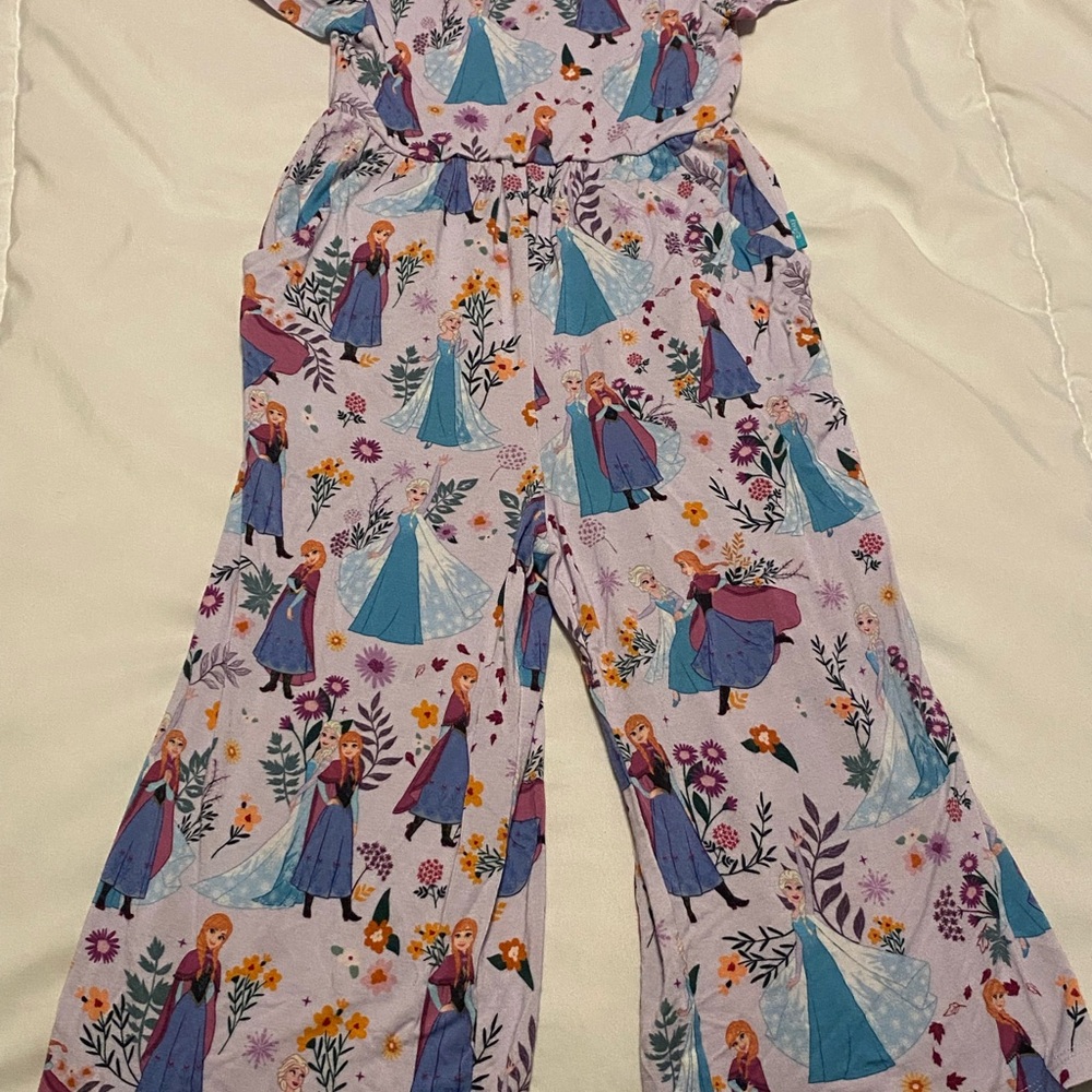 Kids One Piece with Princess Print - Purple